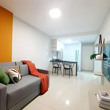 1 quarto, cheio de estilo, condo club Sky com vaga by UROOMS-3